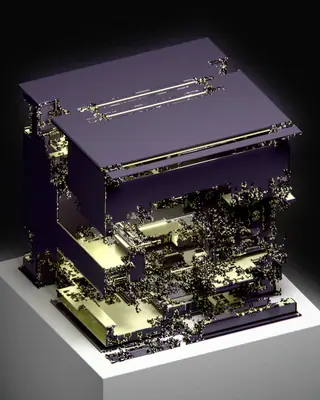 Multi-state 3D Subdividing Automata